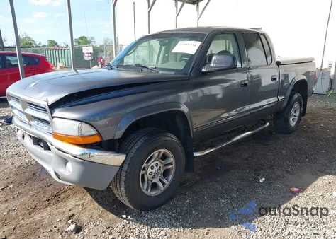 2003 Dodge Dakota Slt из США, поврежденный, VIN 1D7HG48N43S314433